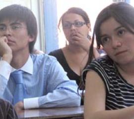 Estudiantes castellano U. de Santiago